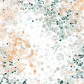 Abstract Speckle Mural Wallpaper — Soft Teal and Peach Hues Mural Wallpaper - room preview 04