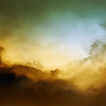 Luminous Nebula Mural Wallpaper — Abstract Ethereal Cloudscape Mural Wallpaper - room preview 04