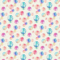 Floating Watercolor Bubbles Mural Wallpaper — Soft Pastel Art Mural Wallpaper - room preview 04