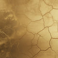 Cracked Earth Mural Wallpaper — Weathered Golden Texture Mural Wallpaper - room preview 04