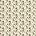 Rustic Bird & Geometric Circle Mural Wallpaper - room preview 04