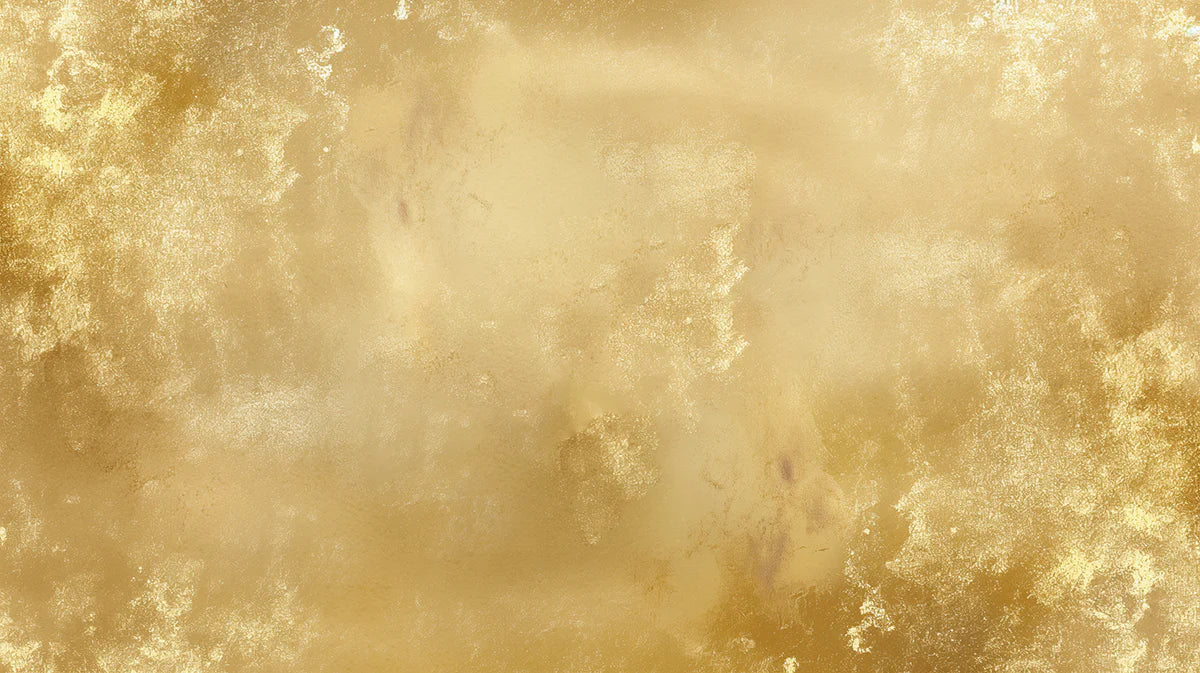 Gilded Nebula Mural Wallpaper — Soft Atmospheric Gold Mural Wallpaper - room preview 04