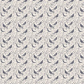 Crescent Moon and Perching Bird Mural Wallpaper —Monochromatic Mural Wallpaper - room preview 04