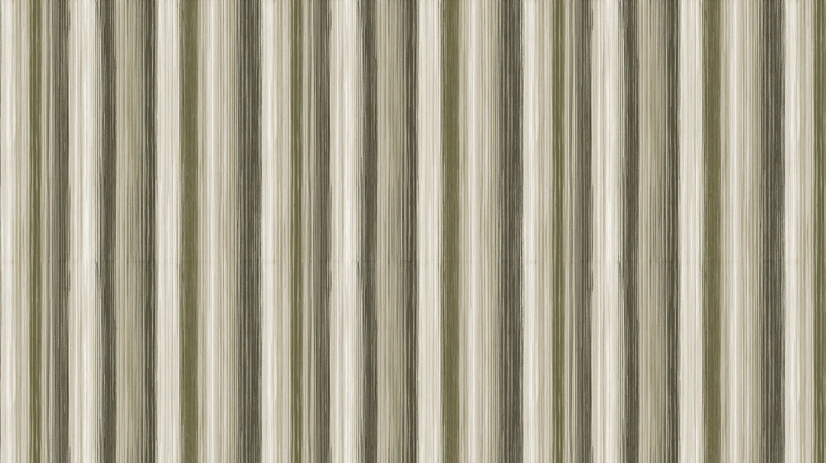 Modern Vertical Brushstroke Mural Wallpaper in Earthy Olive Tones Mural Wallpaper - room preview 04