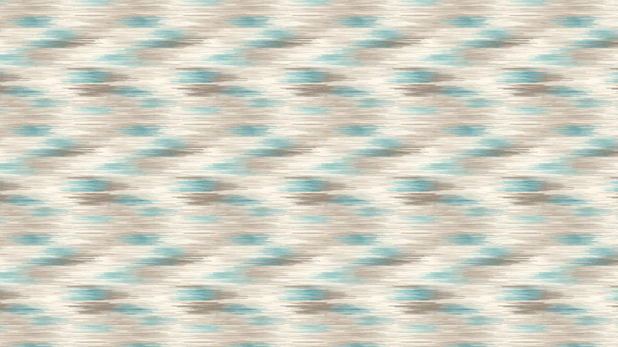 Papier peint mural Abstrait Ikat — Papier peint mural texturé sarcelle douce et taupe printable artwork