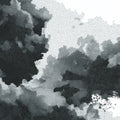 Abstract Gray Cloud Mural Wallpaper Textured Urban Grunge Mural Wallpaper - room preview 04