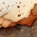 Abstract Torn Paper Mural Wallpaper — Warm Earthy Tones Mural Wallpaper - room preview 04
