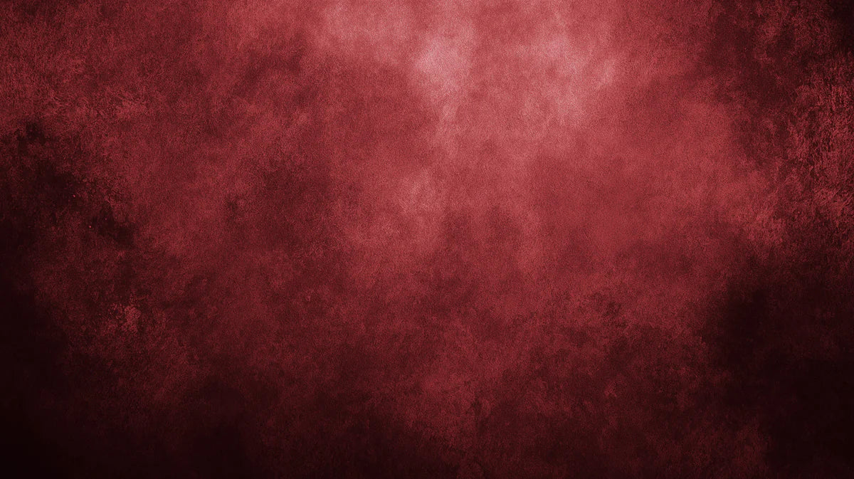 Deep Crimson Gradient Mural Wallpaper — Rustic Concrete Finish Mural Wallpaper - room preview 04
