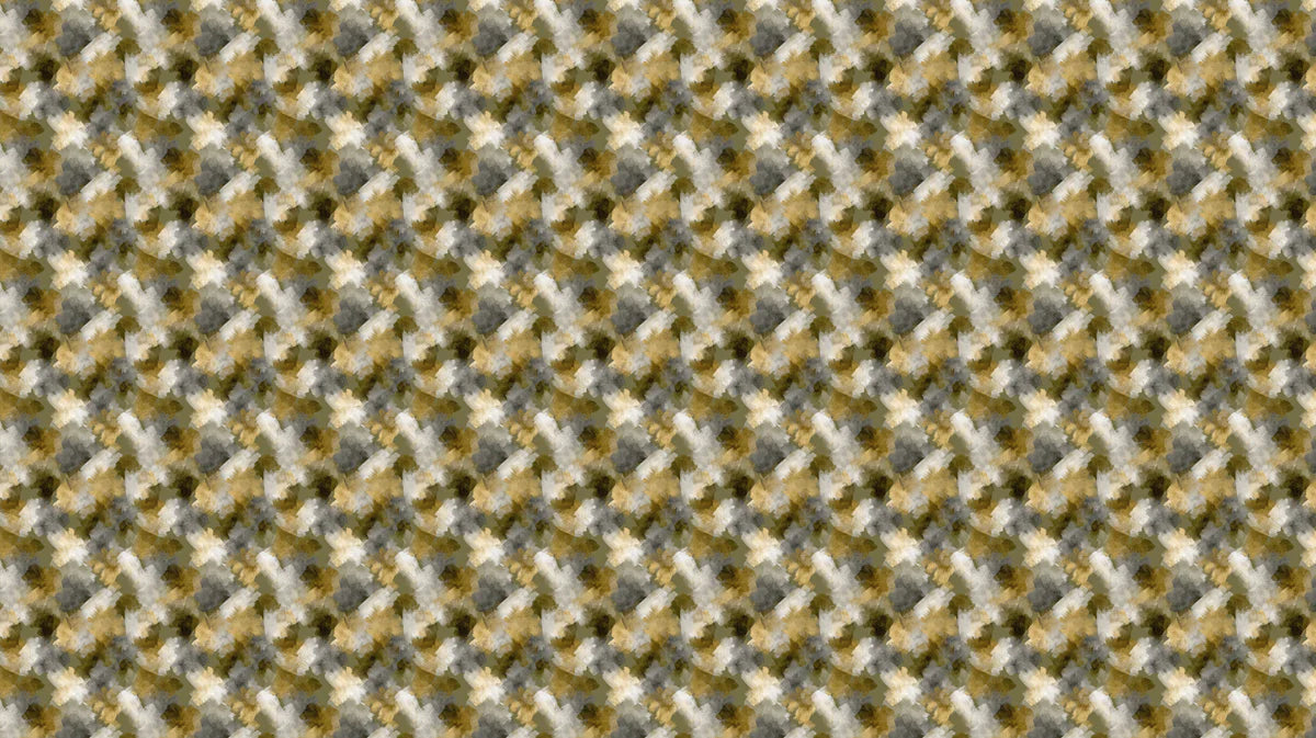 Abstract Herringbone Mural Wallpaper — Earthy Ochre and Charcoal Mural Wallpaper - room preview 04