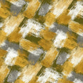 Woven Brushstroke Mural Wallpaper in Ochre and Olive Mural Wallpaper - room preview 04