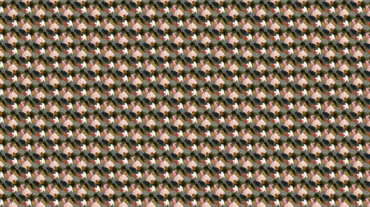 Abstract Brushstroke Plaid Mural Wallpaper — Artistic Texture Mural Wallpaper - room preview 04