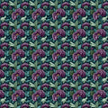 Victorian Peony Mural Wallpaper — Dark Floral Botanical Mural Wallpaper - room preview 04