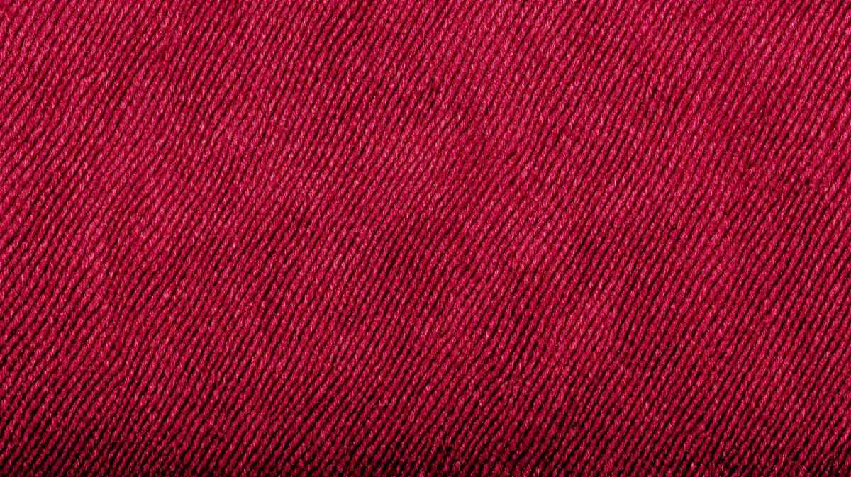 Crimson Textile Weave Mural Wallpaper — Deep Red Fabric Texture Mural Wallpaper - room preview 04