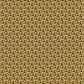 Abstract Geometric Mosaic Mural Wallpaper in Earthy Gold and Olive Mural Wallpaper - room preview 04