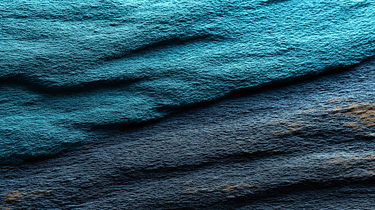Stormy Ocean Abstract Mural Wallpaper — Textured Coastal Design Mural Wallpaper - room preview 04