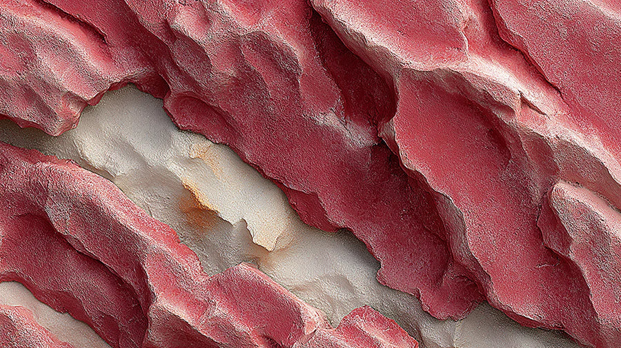 Papier peint mural rose sculpturale en pierre — Papier peint mural géologique abstrait en relief printable artwork