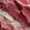 Sculptural Rose Stone Mural Wallpaper — Abstract Geological Relief Mural Wallpaper - room preview 04
