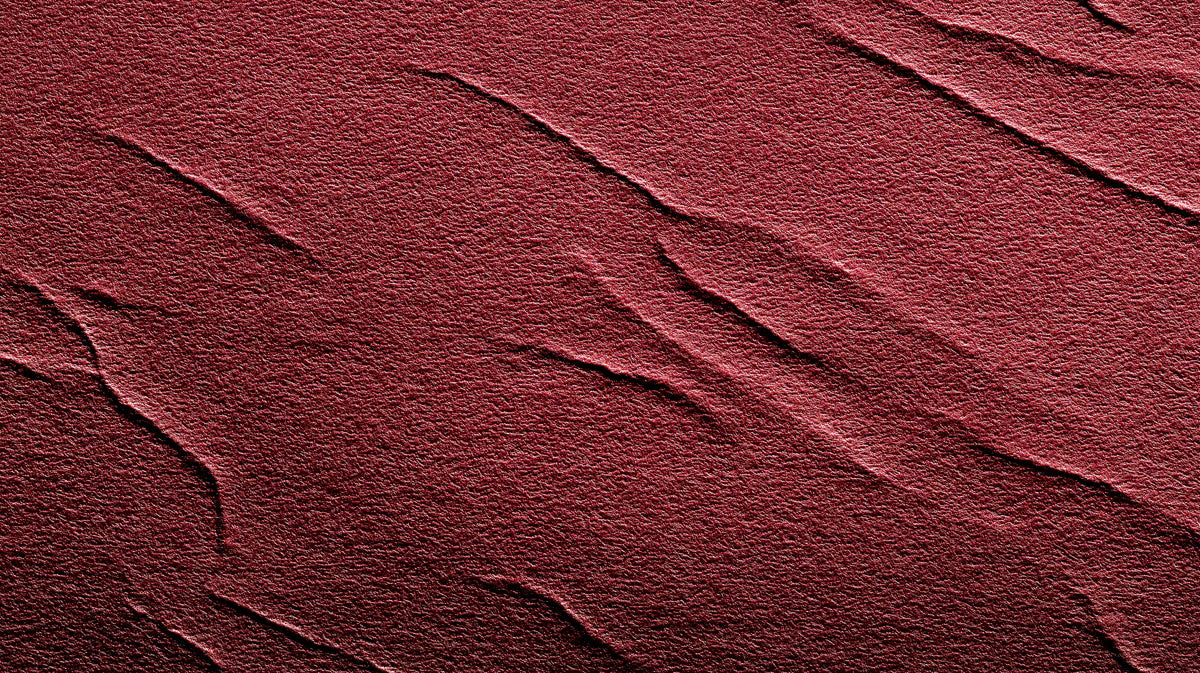 Sculptural Wavy Plaster Mural Wallpaper in Deep Burgundy Mural Wallpaper - room preview 04