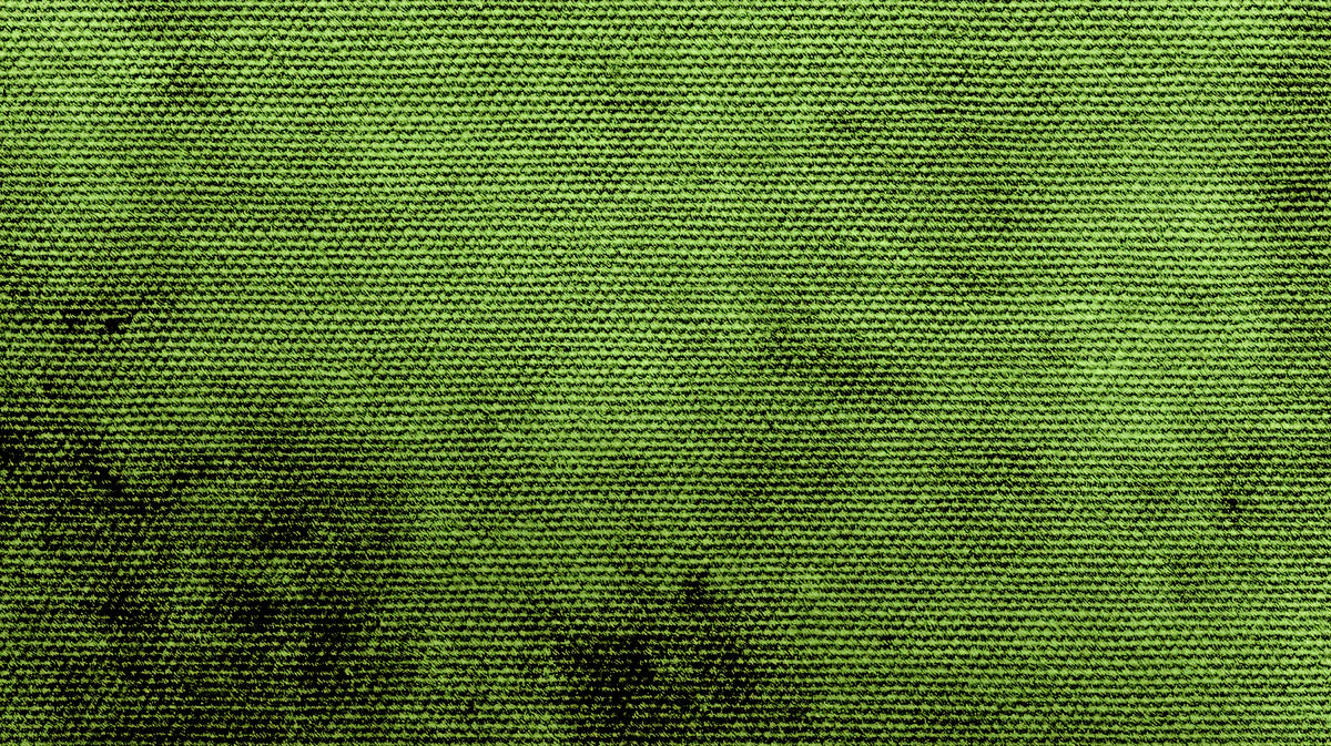Distressed Lime Green Textile Mural Wallpaper — Industrial Edge Mural Wallpaper - room preview 04
