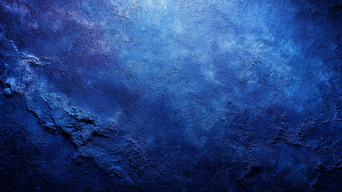 Midnight Nebula Textured Mural Wallpaper — Deep Indigo Wall Art Mural Wallpaper - room preview 04