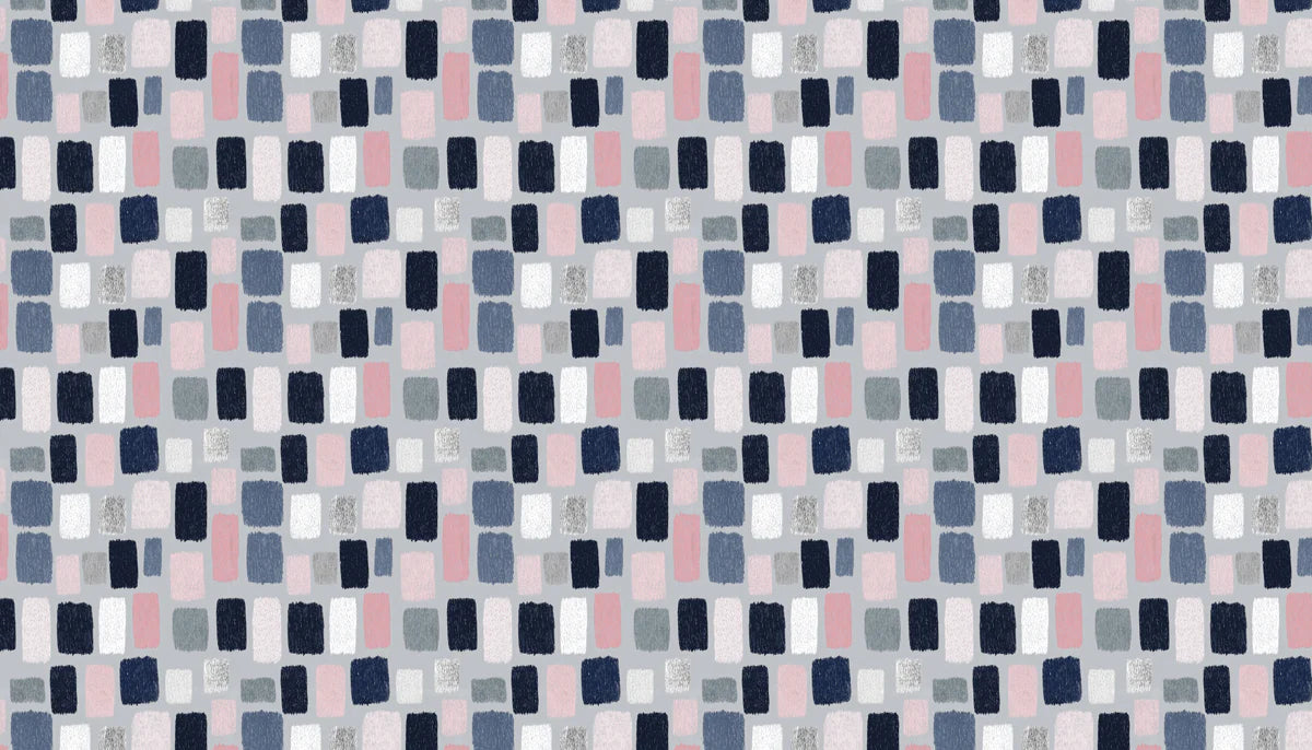 Abstract Painted Block Mural Wallpaper — Modern Geometric Art Mural Wallpaper - room preview 04