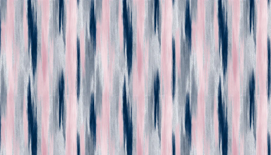 Papier peint mural à traits de pinceau verticaux abstraits — Papier peint mural doux bleu marine et blush printable artwork