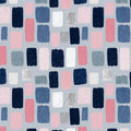 Modern Abstract Mural Wallpaper Painterly Geometric Blocks Mural Wallpaper - room preview 04