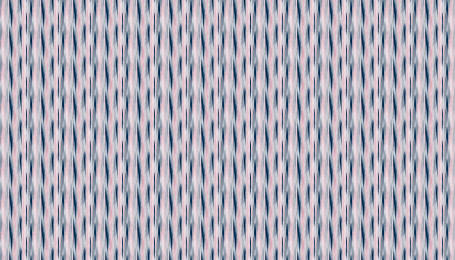Papier peint mural à rayures ikat abstraites — Papier peint mural bleu marine doux et rose pastel printable artwork