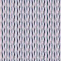Abstract Ikat Stripe Mural Wallpaper — Soft Navy and Pastel Pink Mural Wallpaper - room preview 04