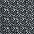 Monochromatic Wavy Abstract Mural Wallpaper — Modern Fluid Art Mural Wallpaper - room preview 04