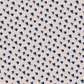 Abstract Feather Mural Wallpaper — Soft Pink and Navy Pattern Mural Wallpaper - room preview 04