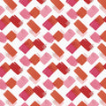 Abstract Brushstroke Mural Wallpaper — Red and Pink Geometric Mural Wallpaper - room preview 04