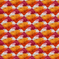 Abstract Diamond Mural Wallpaper — Painterly Harlequin Print Mural Wallpaper - room preview 04