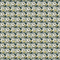 Impressionist Floral Mural Wallpaper in Sage and Ochre Mural Wallpaper - room preview 04