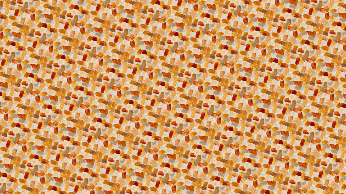 Woven Earth Brushstroke Mural Wallpaper — Textured Abstract Art Mural Wallpaper - room preview 04
