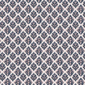 Navy and Blush Pink Damask Mural Wallpaper — Traditional Floral Mural Wallpaper - room preview 04