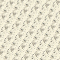 Dandelion Seed Head Mural Wallpaper — Minimalist Botanical Sketch Mural Wallpaper - room preview 04