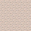Woven Botanical Mural Wallpaper — Soft Dusty Rose and Gray Mural Wallpaper - room preview 04