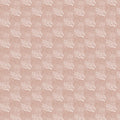 Stylized Coral Reef Mural Wallpaper — Dusty Rose and White Mural Wallpaper - room preview 04