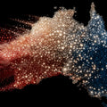 Australia Star Map Mural Wallpaper — Dynamic Cosmic Art Mural Wallpaper - room preview 04