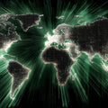 Global Digital Radiance World Map Mural Wallpaper - room preview 04