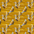 Golden Crane Prosperity Mural Wallpaper — Traditional Oriental Motif Mural Wallpaper - room preview 04