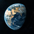 Earth From Space Mural Wallpaper — Global Day Night View Mural Wallpaper - room preview 04