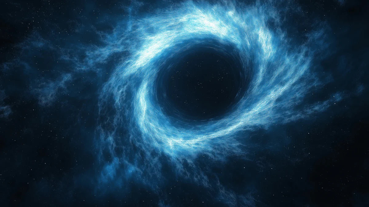 Cosmic Vortex Mural Wallpaper — Deep Space Abstract Wall Art Mural Wallpaper - room preview 04