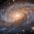 Spiral Galaxy Nebula Mural Wallpaper — Cosmic Swirl Feature Wall Mural Wallpaper - room preview 04