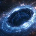 Cosmic Accretion Disk Mural Wallpaper — Deep Space Vortex Mural Mural Wallpaper - room preview 04
