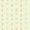 Reindeer and Candy Cane Mural Wallpaper — Soft Festive Whimsy Mural Wallpaper - room preview 04