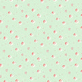 Minimalist Santa and Candy Swirl Mural Wallpaper — Soft Mint Green Mural Wallpaper - room preview 04