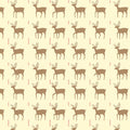 Reindeer and Candy Cane Grid Mural Wallpaper — Whimsical Decor Mural Wallpaper - room preview 04