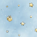 Floating Stars and Gifts Mural Wallpaper —Whimsical Sketch Mural Wallpaper - room preview 04